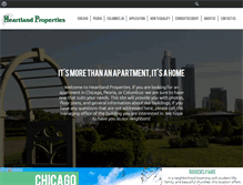Tablet Screenshot of heartlandapartments.com